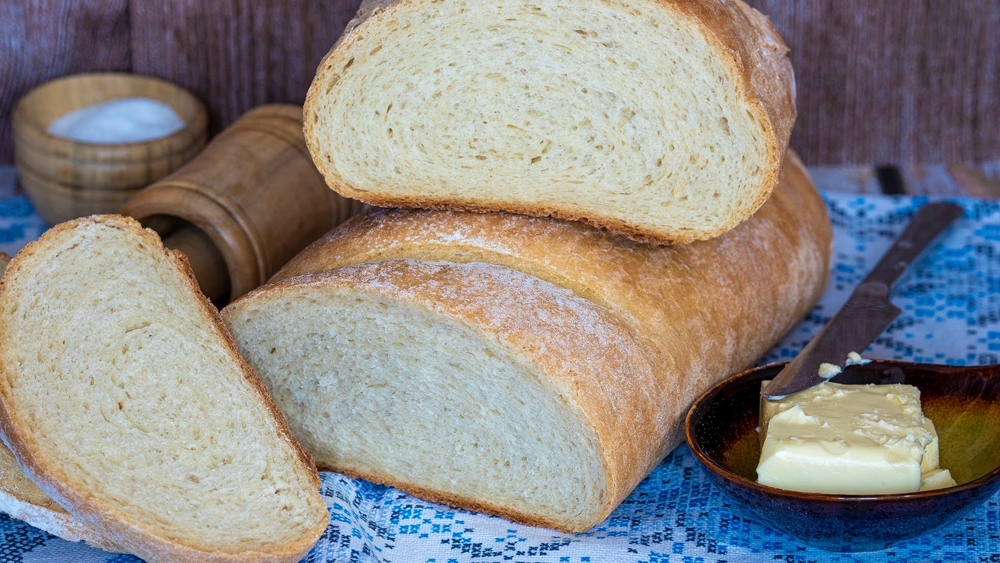 Рецепт простого белого хлеба
